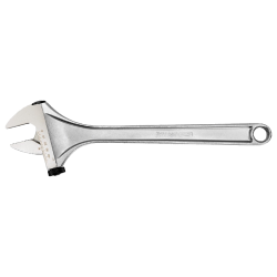 Llave Ajustable Inglesa 400mm Bahco 95C | Moleta Lateral | Uso Intensivo | Cromada