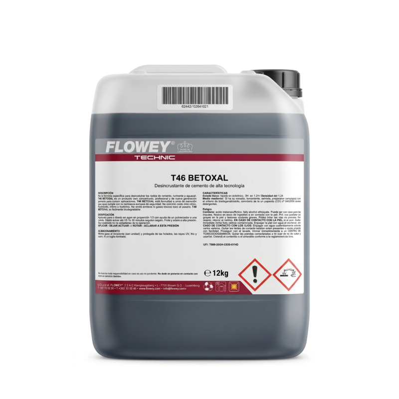 Flowey T46 Betoxal Cement Descaler 12Kg | Ref. T46-12