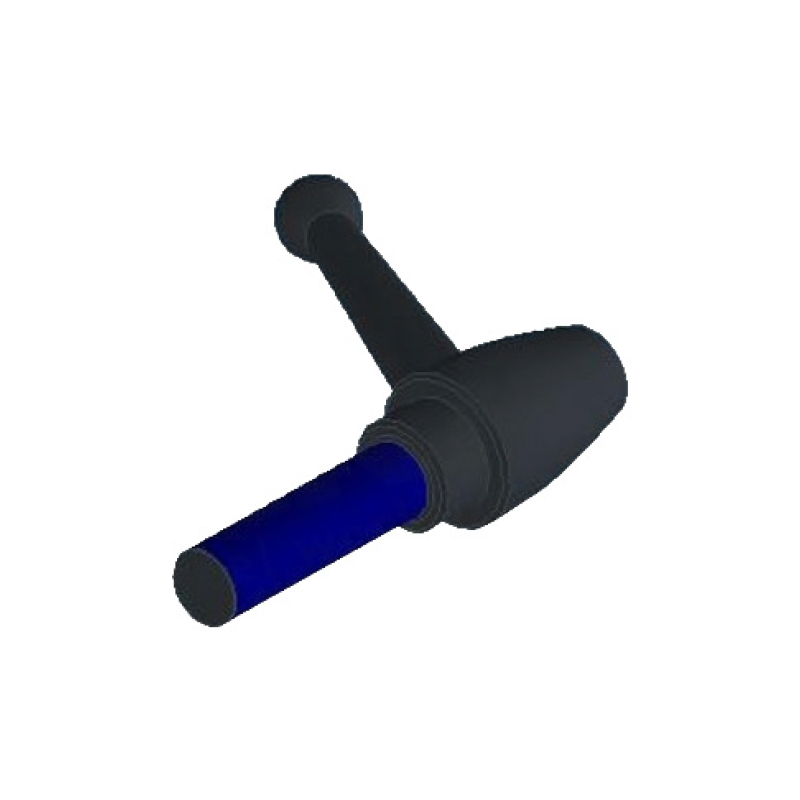 FIXED LEVER 30º N4 M16x40 BLACK WITHOUT REBEAT (G4) - GEKA PA4ESP16040L