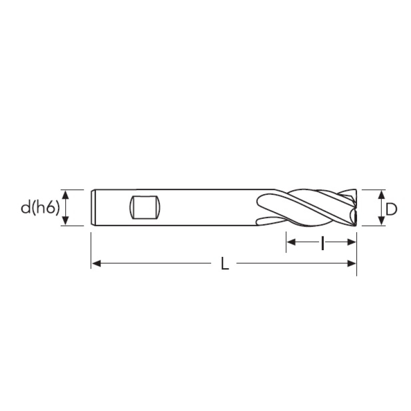 FRESA Ø03,0x15x75 Z4 MD+Rec. G2 410 - G2410030