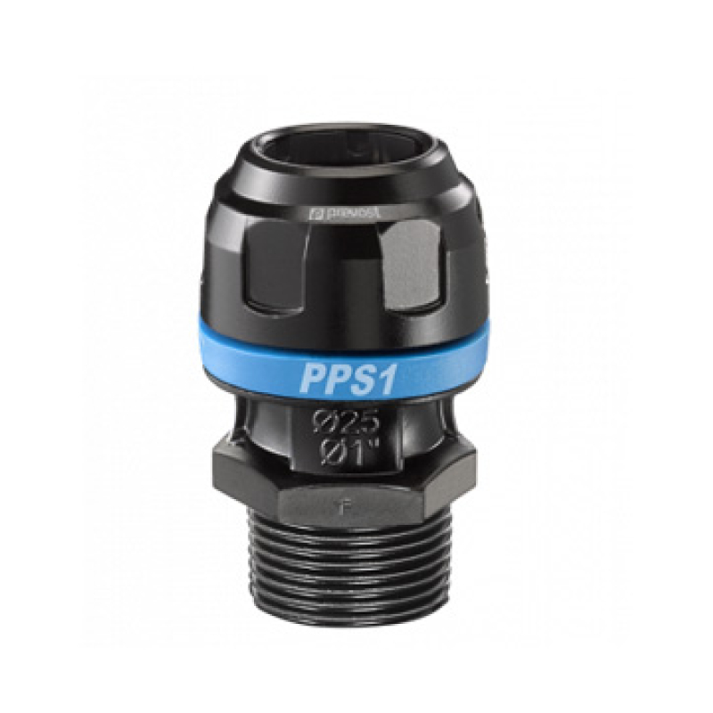 Prevost PPS1 MM2012 Aluminum Straight Fitting Ø20 mm - R 1/2