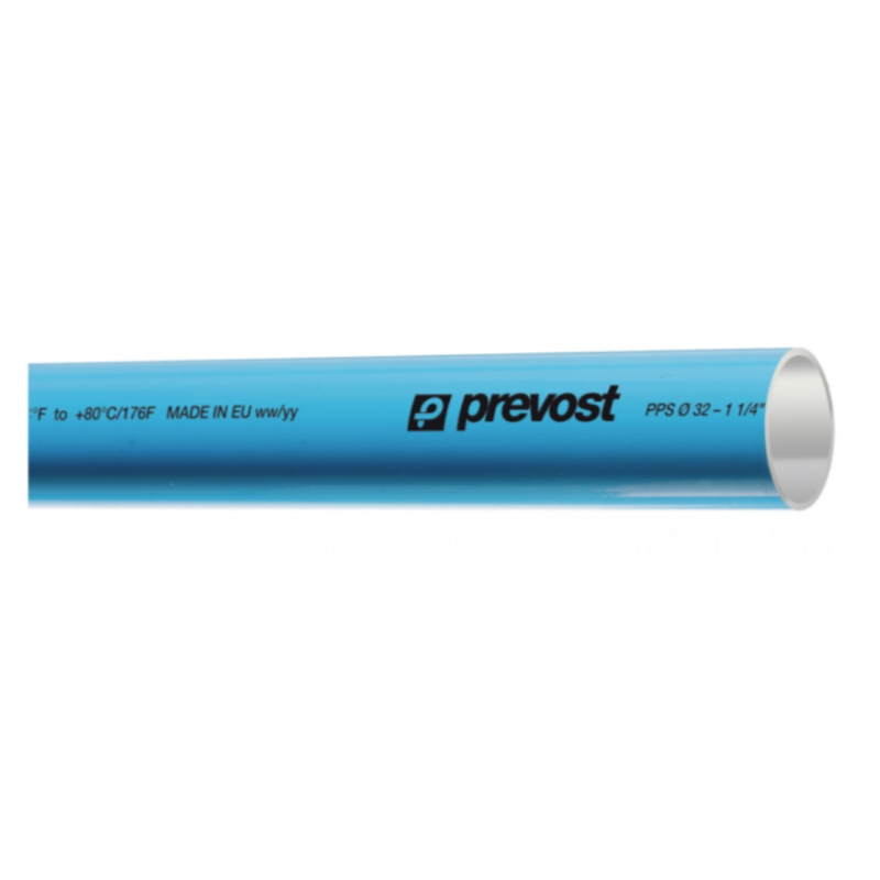 Prevost PPS BTU3255 Blue Aluminum Tube Ø32 mm - 5.5 meters
